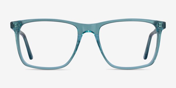 Francisco Clear Blue Acetate Eyeglass Frames
