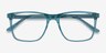Francisco Clear Blue AcetateEyeglass Frames from EyeBuyDirect, Closed View