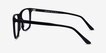 Francisco Black AcetateEyeglass Frames from EyeBuyDirect, Side View