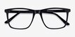 Francisco Black AcetateEyeglass Frames from EyeBuyDirect, Closed View