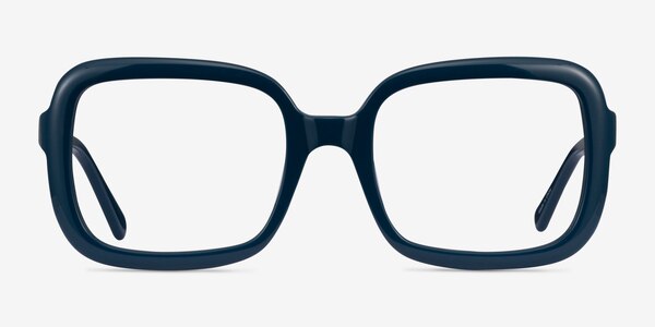 Provence Bleu foncé Acétate Montures de lunettes de vue