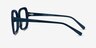 Provence Dark Blue AcetateEyeglass Frames from EyeBuyDirect, Side View