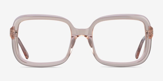 Provence Champagne AcetateEyeglass Frames from EyeBuyDirect, Front View