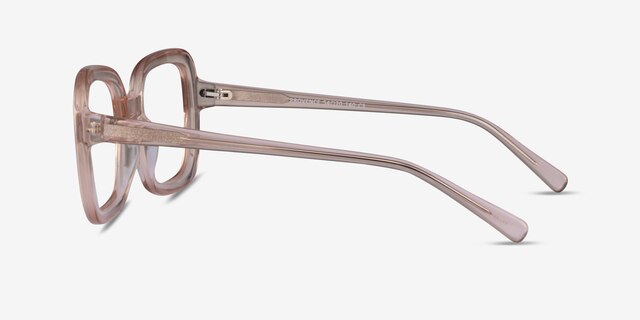Provence Champagne AcetateEyeglass Frames from EyeBuyDirect, Side View