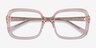 Provence Champagne AcetateEyeglass Frames from EyeBuyDirect, Closed View