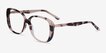 Mileva Ivory Tortoise AcetateEyeglass Frames from EyeBuyDirect, Angle View