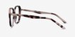Mileva Ivory Tortoise AcetateEyeglass Frames from EyeBuyDirect, Side View