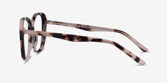 Mileva Ivory Tortoise AcetateEyeglass Frames from EyeBuyDirect, Side View