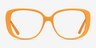 Mileva Orange AcetateEyeglass Frames from EyeBuyDirect, Front View