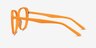 Mileva Orange AcetateEyeglass Frames from EyeBuyDirect, Side View