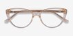 Cali Clear Yellow AcetateEyeglass Frames from EyeBuyDirect, Closed View