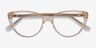 Cali Clear Yellow AcetateEyeglass Frames from EyeBuyDirect, Closed View