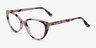 Cali Ivory Tortoise AcetateEyeglass Frames from EyeBuyDirect, Angle View