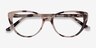 Cali Ivory Tortoise AcetateEyeglass Frames from EyeBuyDirect, Closed View
