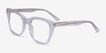 Cassie Clear AcetateEyeglass Frames from EyeBuyDirect, Angle View
