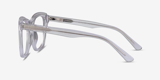 Cassie Clear AcetateEyeglass Frames from EyeBuyDirect, Side View