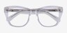 Cassie Clear AcetateEyeglass Frames from EyeBuyDirect, Closed View