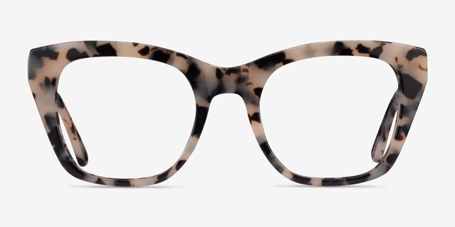 Cassie Écaille ivoire AcétateMontures de lunettes de vue d'EyeBuyDirect, Vue de Face