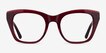 Cassie Burgundy AcetateEyeglass Frames from EyeBuyDirect, Front View