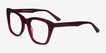 Cassie Burgundy AcetateEyeglass Frames from EyeBuyDirect, Angle View