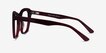Cassie Burgundy AcetateEyeglass Frames from EyeBuyDirect, Side View