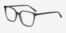 Nobel Clear Green AcetateEyeglass Frames from EyeBuyDirect, Angle View