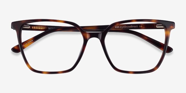 Nobel Tortoise AcetateEyeglass Frames from EyeBuyDirect, Closed View