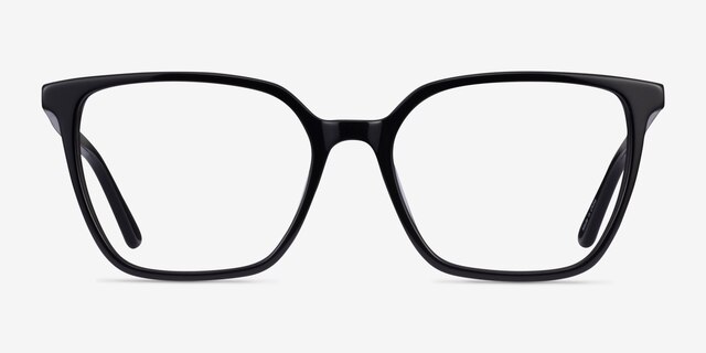 Nobel Black AcetateEyeglass Frames from EyeBuyDirect, Front View