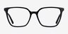 Nobel Black AcetateEyeglass Frames from EyeBuyDirect, Front View
