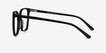Nobel Black AcetateEyeglass Frames from EyeBuyDirect, Side View