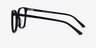 Nobel Black AcetateEyeglass Frames from EyeBuyDirect, Side View