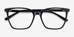 Nobel Black AcetateEyeglass Frames from EyeBuyDirect, Closed View