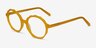 Anemone Clear Yellow AcetateEyeglass Frames from EyeBuyDirect, Angle View