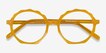 Anemone Clear Yellow AcetateEyeglass Frames from EyeBuyDirect, Closed View
