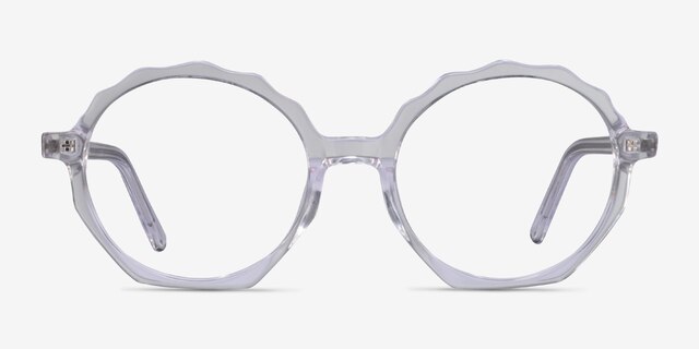 Anemone Clear AcetateEyeglass Frames from EyeBuyDirect, Front View