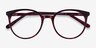 Janice Floral AcetateEyeglass Frames from EyeBuyDirect, Closed View