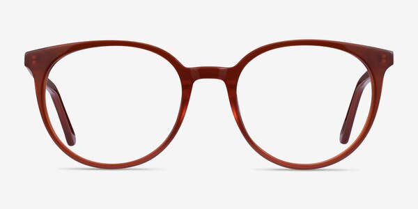 Janice Brun Acétate Montures de lunettes de vue
