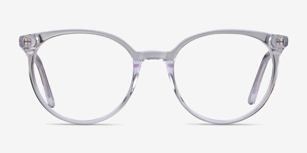 Janice Transparent Acétate Montures de lunettes de vue