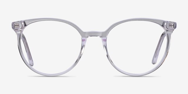 Janice Clear AcetateEyeglass Frames from EyeBuyDirect, Front View