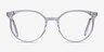 Janice Clear AcetateEyeglass Frames from EyeBuyDirect, Front View