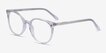 Janice Clear AcetateEyeglass Frames from EyeBuyDirect, Angle View