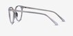Janice Clear AcetateEyeglass Frames from EyeBuyDirect, Side View