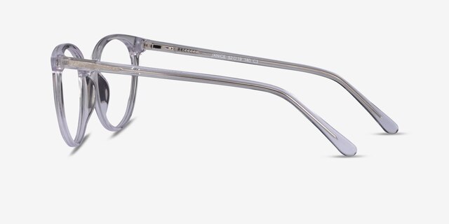 Janice Clear AcetateEyeglass Frames from EyeBuyDirect, Side View