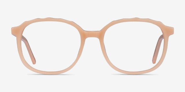 Maria Clear Nude AcetateEyeglass Frames from EyeBuyDirect, Front View