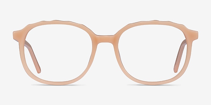 Maria Clear Nude Acetate Eyeglass Frames from EyeBuyDirect