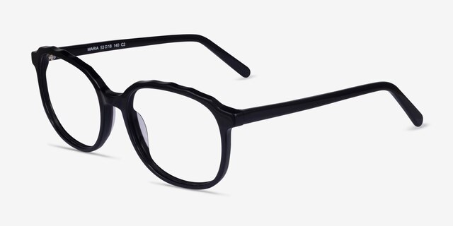 Maria Black AcetateEyeglass Frames from EyeBuyDirect, Angle View
