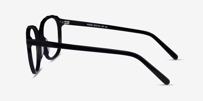 Maria Black Acetate Eyeglass Frames from EyeBuyDirect