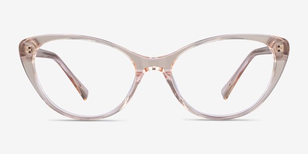 Twinkle Clear Brown Acetate Eyeglass Frames