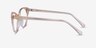 Twinkle Clear Brown AcetateEyeglass Frames from EyeBuyDirect, Side View