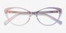 Twinkle Clear Brown AcetateEyeglass Frames from EyeBuyDirect, Closed View